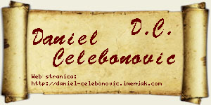Daniel Čelebonović vizit kartica